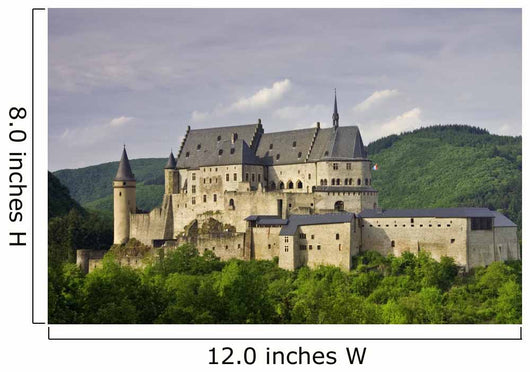 Castle at Vianden Wall Mural