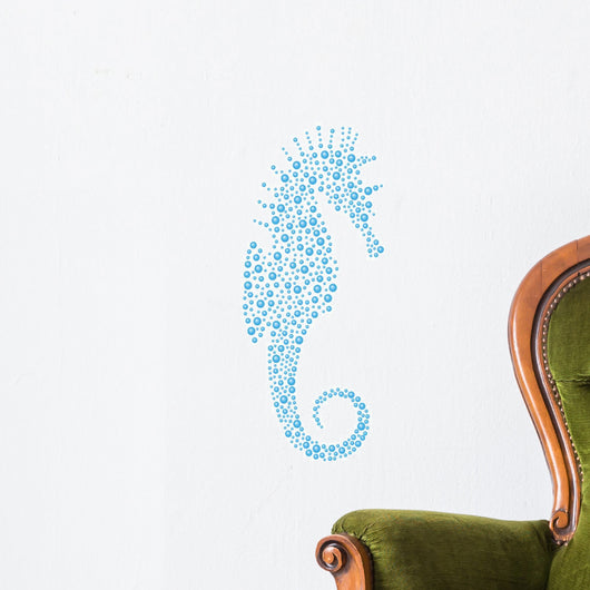 Abstract Seahorse Wall Decal