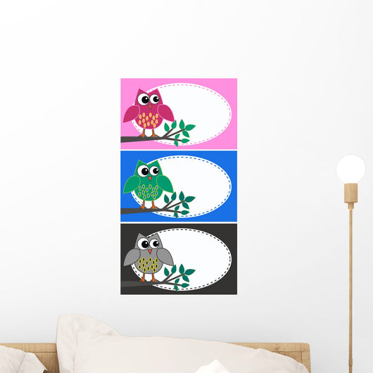 Owls Wall Mural