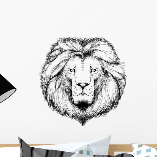 lion head Wall Decal