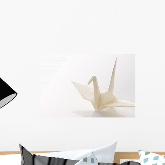 White Origami Crane