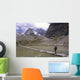 escursionista, trekker, in vanoise Wall Mural