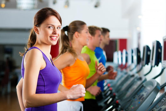 People Gym Treadmill Running