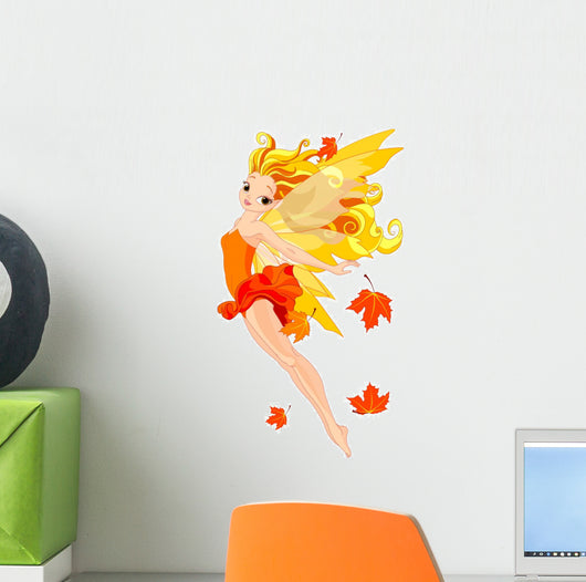 Autumn fairy Wall Decal