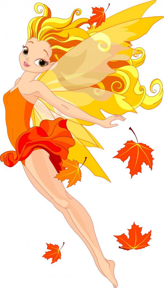 Autumn fairy Wall Decal