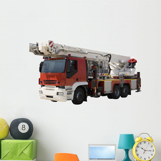 Firefighter Car Wall Decal