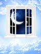 Open Window Wall Mural
