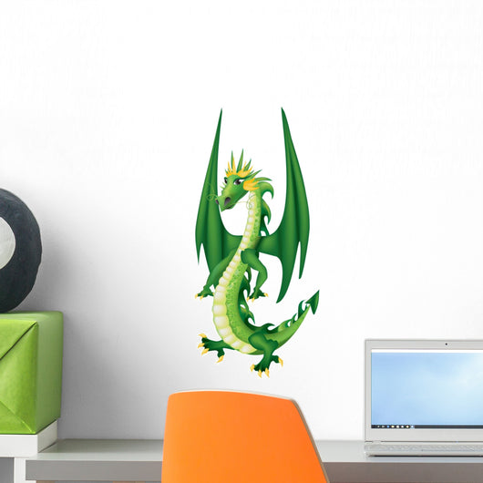 Cartoon Green Dragon
