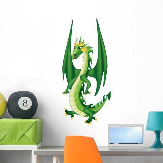 Cartoon Green Dragon