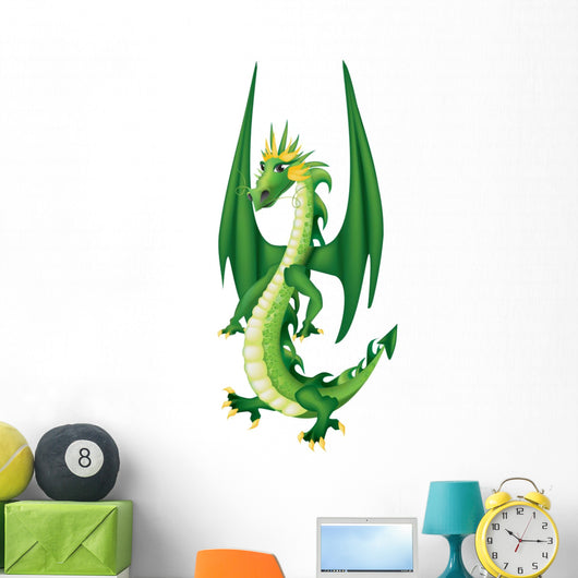 Cartoon Green Dragon