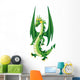 Cartoon Green Dragon