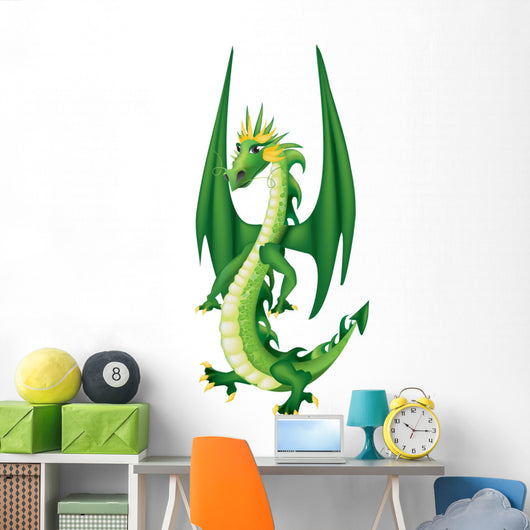 Cartoon Green Dragon