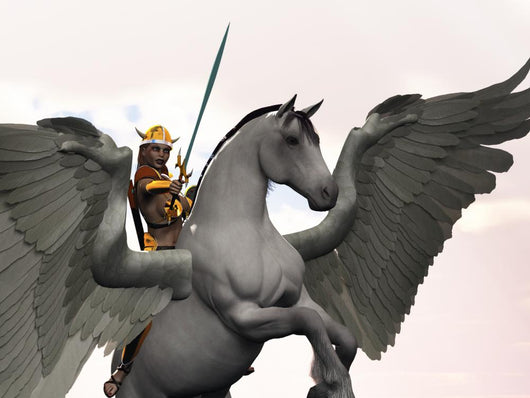 Valkyrie Winged Horse Wall Mural