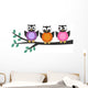 Owls Wall Mural