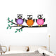 Owls Wall Mural