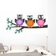 Owls Wall Mural
