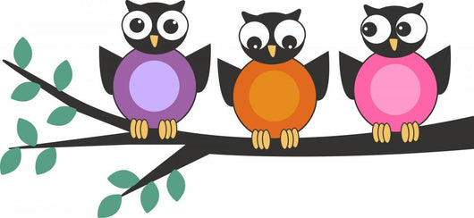 Owls Wall Mural
