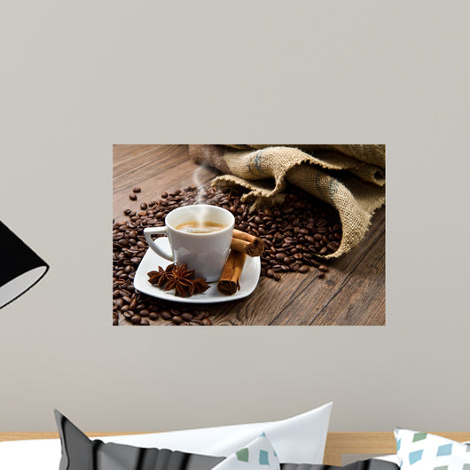 Coffee Cup with Burlap