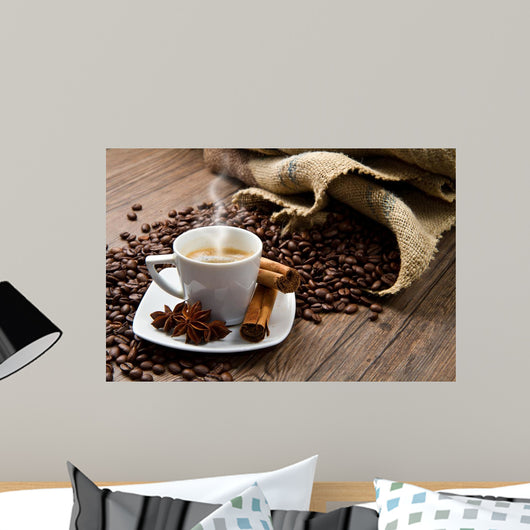 Coffee Cup with Burlap