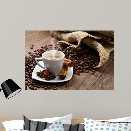 Coffee Cup with Burlap