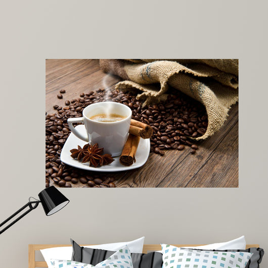 Coffee Cup with Burlap