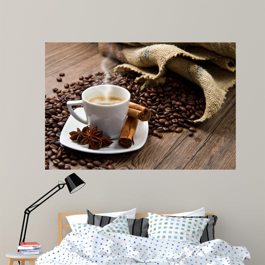 Coffee Cup with Burlap