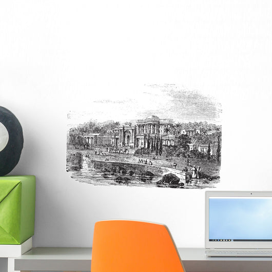 British Residency or Koti Residency in Hyderabad India vintage e Wall Mural