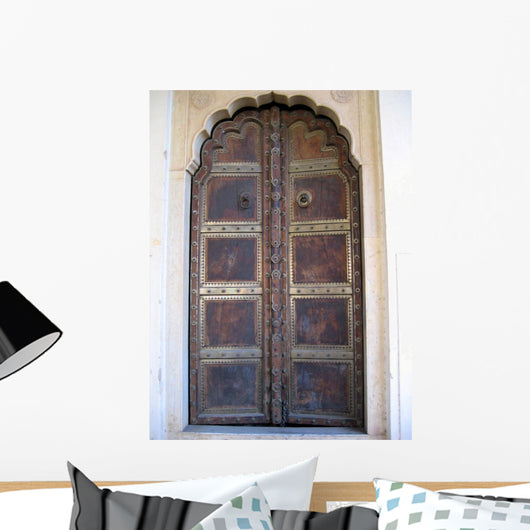 old door strong amber Wall Mural