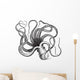 Common octopus (Octopus vulgaris), vintage engraving. Wall Decal