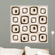 Retro Squares Wall Mural