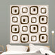 Retro Squares Wall Mural