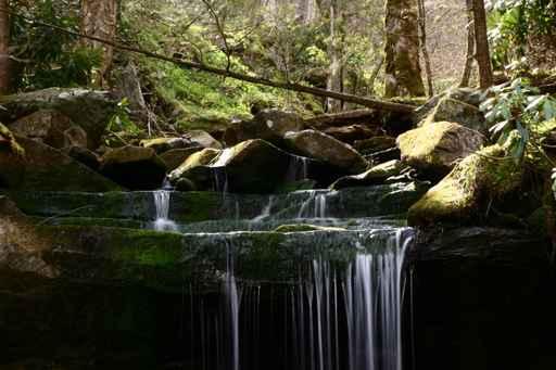 Water Falling over Ledge Wall Decal