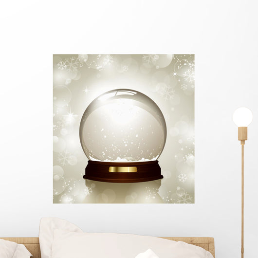 Empty Snowglobe against Bright