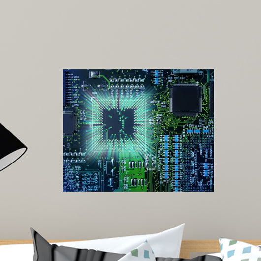 Powerful Computer Cpu Wall Mural