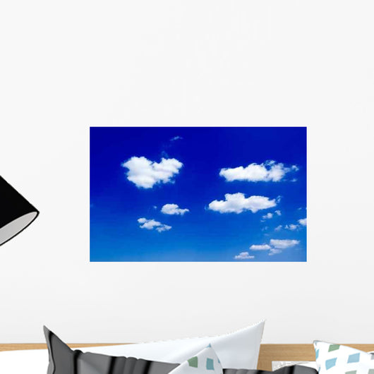 Beautiful White Clouds Blue Wall Decal