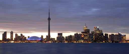 Toronto Nocturnal Skyline Wall Decal