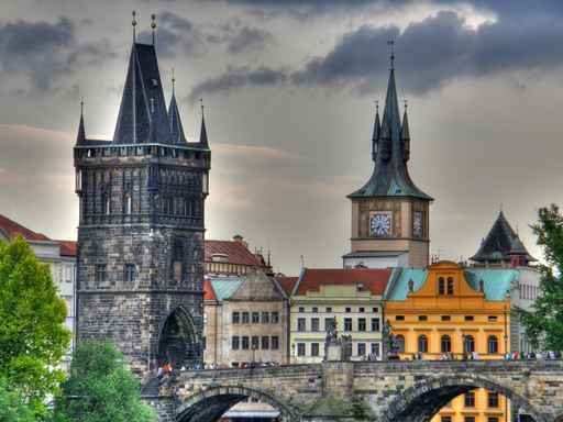 Prague Czechia Towers Wall Decal