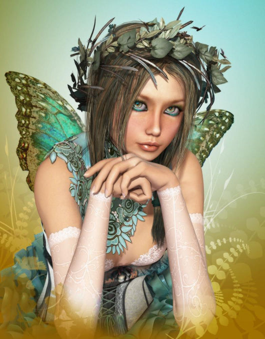 Butterfly Girl Wall Mural