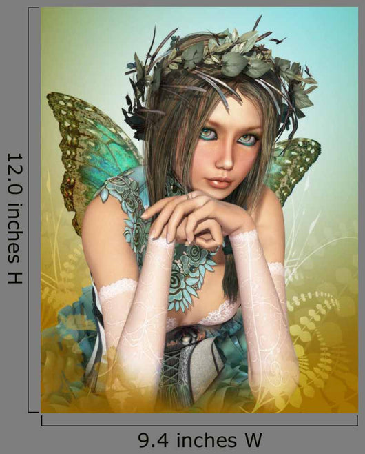 Butterfly Girl Wall Mural