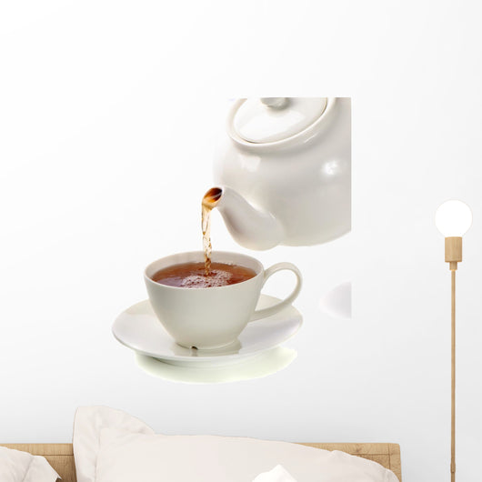 Tea Being Poured into Wall Decal