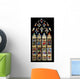 Vitrages of Famous Notre Dame Cathedral Wall Mural