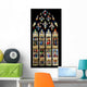 Vitrages of Famous Notre Dame Cathedral Wall Mural
