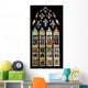 Vitrages of Famous Notre Dame Cathedral Wall Mural