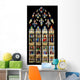 Vitrages of Famous Notre Dame Cathedral Wall Mural