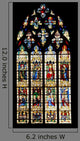 Vitrages of Famous Notre Dame Cathedral Wall Mural