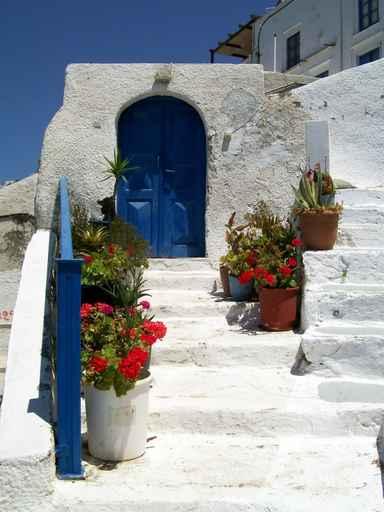 Blue Door Wall Decal