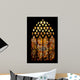 Beautiful Vitrage of Vernon Cathedral in Normandy Wall Mural
