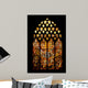Beautiful Vitrage of Vernon Cathedral in Normandy Wall Mural