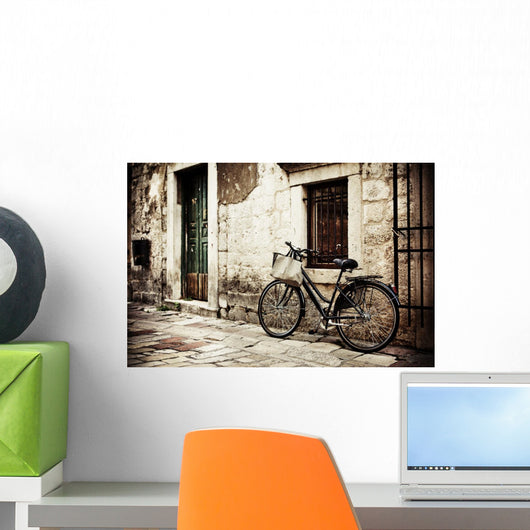 Bicycle with Shopping Bag