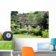 Timber Framed Thatched Normandy House and Cottage Garden Wall Mural